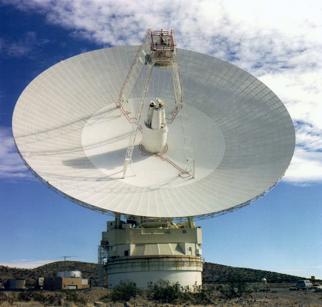 70-Meter-Radioteleskop Deep Space Station 14 / Quelle: NASA-JPL