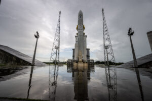 Ariane 6 auf dem Launch Pad bereit für den Erstflug | ESA / M. Pedoussant